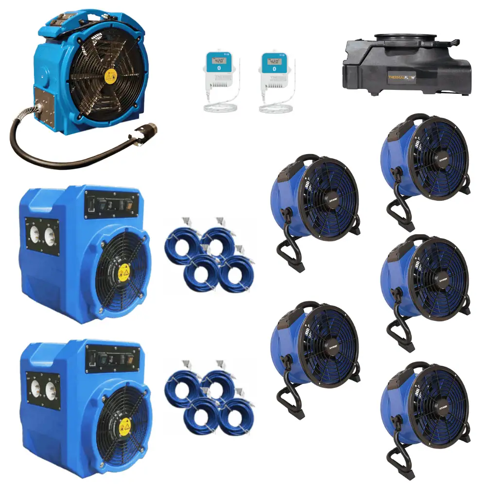 1,300 Sq. Ft. Electric Bed Bug Heater Package - Thermal Flow