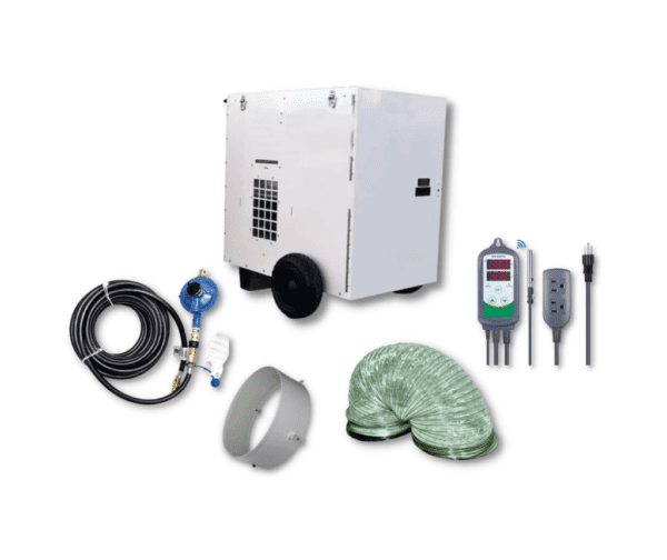 Commercial propane bed bug heater package