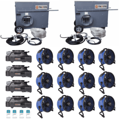 2,400 Sq. Ft. Propane Bed Bug Heater Package