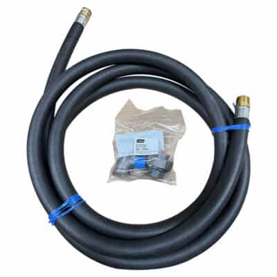 Gas HOSE,3/4"X15',3/4"NPT,W/UNION,ST ELBOW,BUSHING