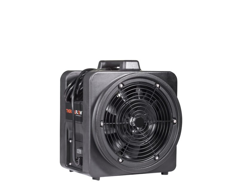 Mini axial air mover, high temperature rated fan