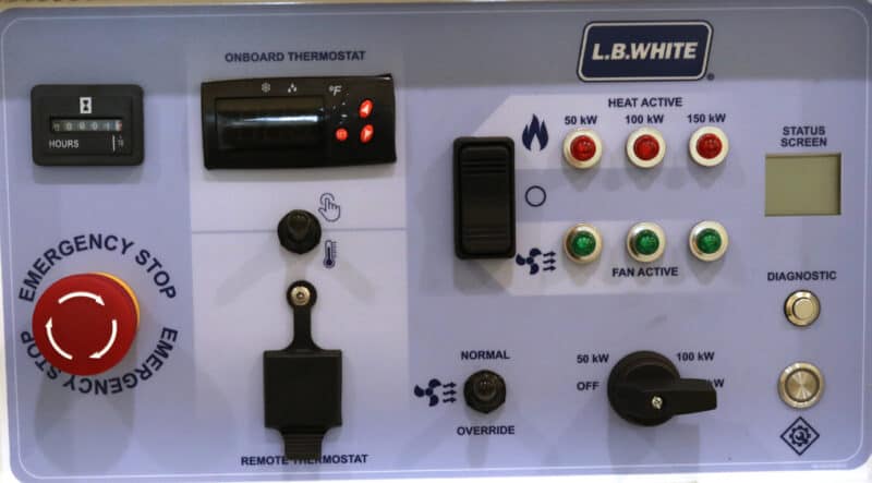LB White Volt 150 Control Panel