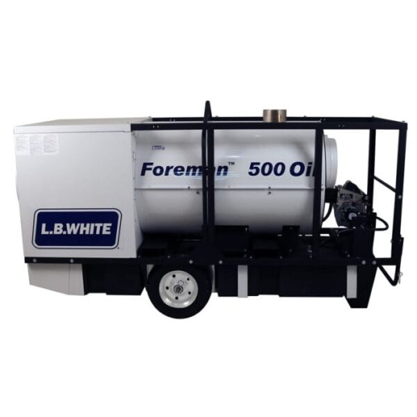 L.B. White Foreman 500 Oil Heater, 500,000 BTU diesel indirect-fired heater