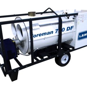 Foreman 750 Dual fuel heater, 750,000 BTU indirect fired propane heater
