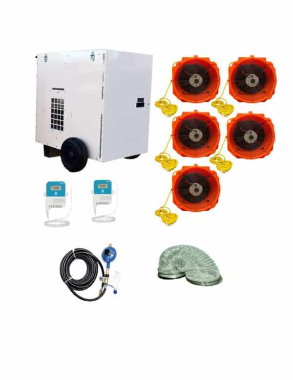 1,000 Sq. Ft. Propane Bed Bug Heater Package