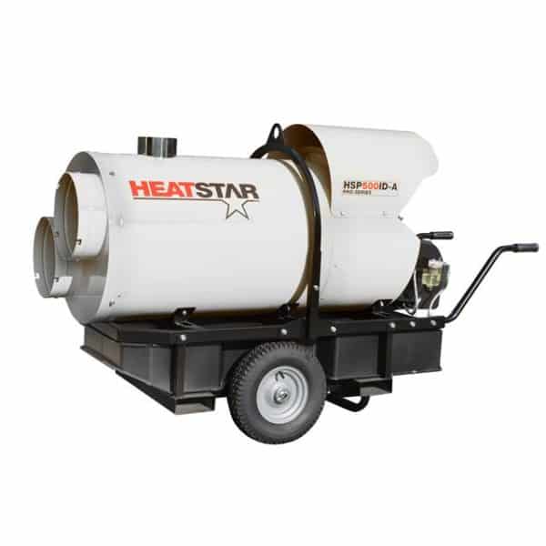 indirect fired diesel heater, mobile industrial construction heater, Heatstar 500,000 btu heater