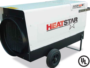 40kW Electric Construction Heater, 3-Phase Portable Construction Heater