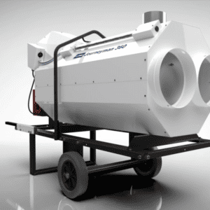 L.B. White Journeyman 360 Heater, Indirect-fired propane heater, portable construction heater