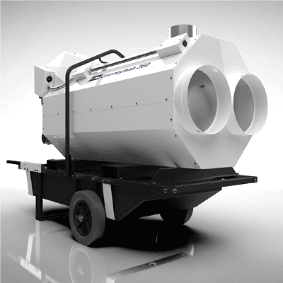 Journeyman 360 Oil Heater, LB White, Indirect-fired diesel heater
