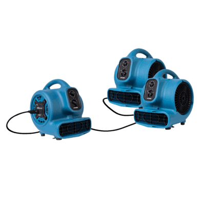 Air Movers for Temporary Heating