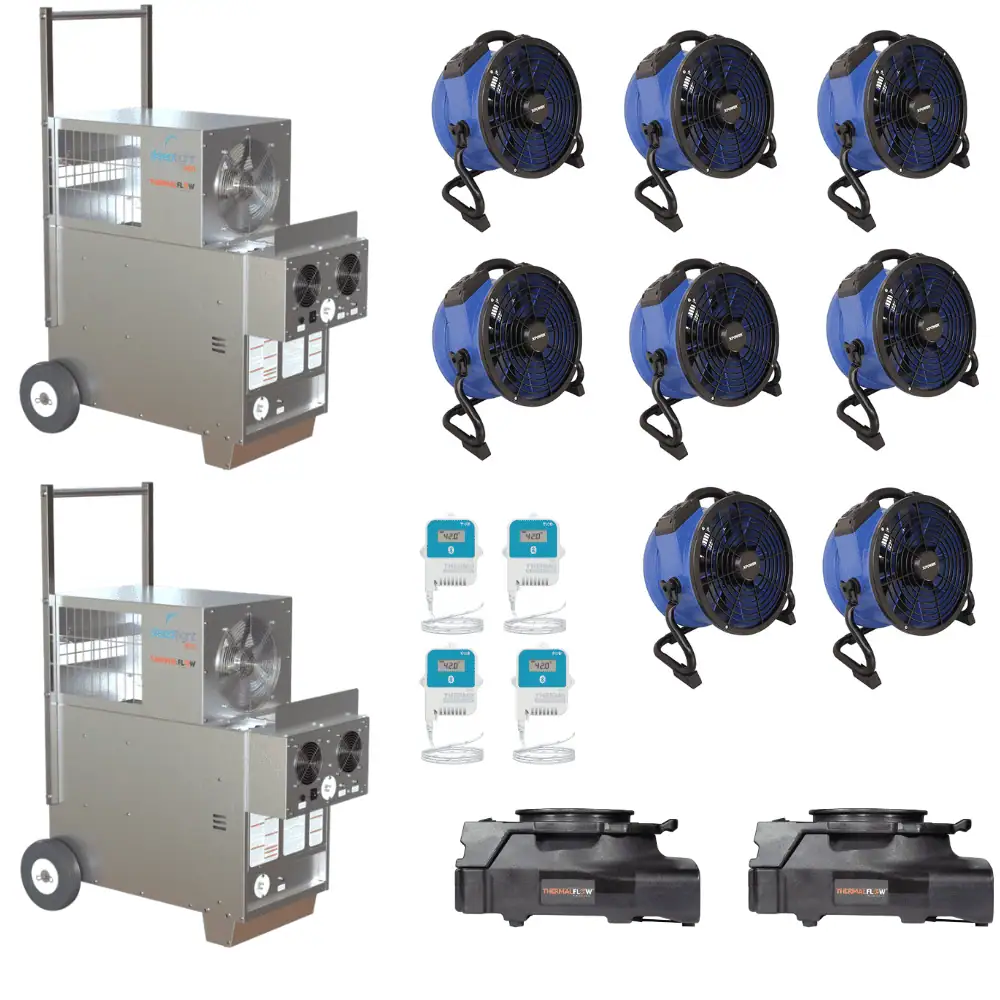 1,600 Sq. Ft. Indoor Propane Bed Bug Heater Package - Thermal Flow