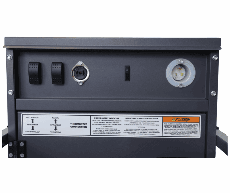 Control panel for TKO 170